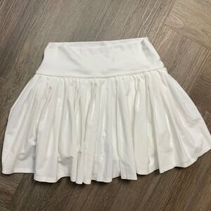 Offline by Aerie Pleated Tennis Skirt Womens XS White Athleisure Skort Golf